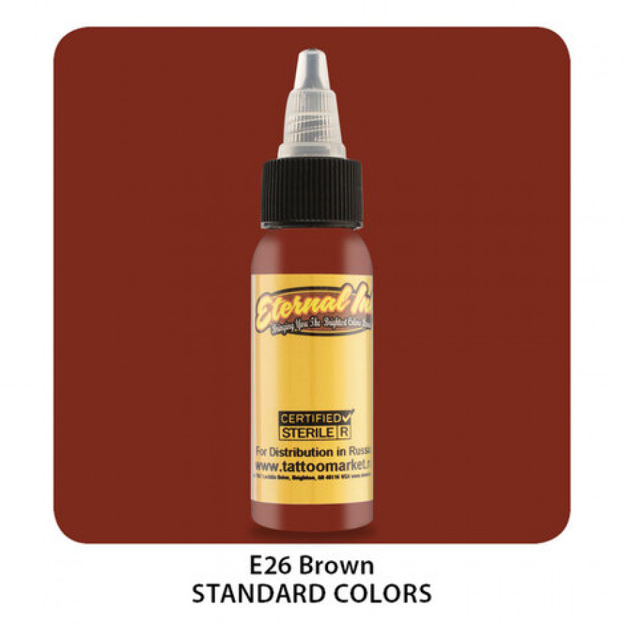 Тату краска Eternal Brown