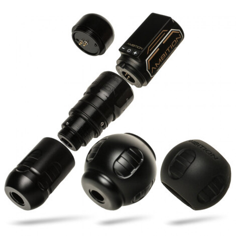 Беспроводная тату машинка Ambition Ninja Max 280 Black