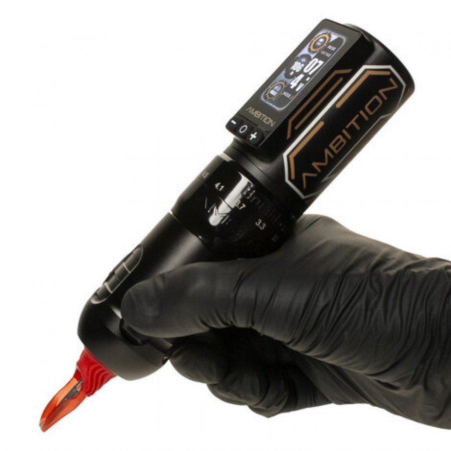 Беспроводная тату машинка Ambition Ninja Max 280 Black