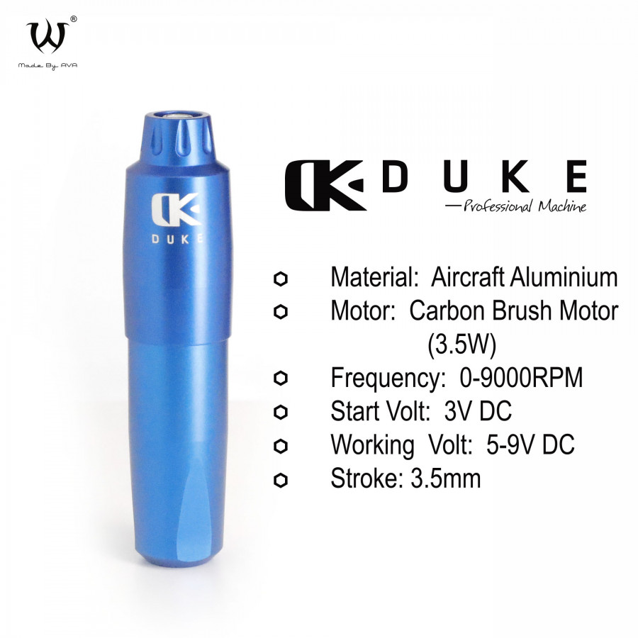 Тату машинка роторная AVA Duke K1 Blue