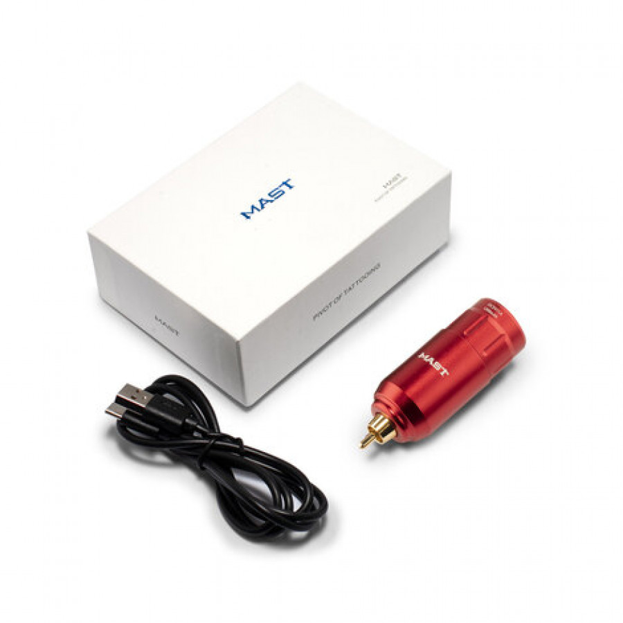 Источник питания Mast U1 Wireless Tattoo Battery Power Supply Red